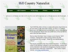 Tablet Screenshot of hillcountrynaturalist.org